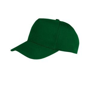 Result Unisex Core Boston 5 Panel Printers Baseball Cap (Pack of 2) / Bottle Gre